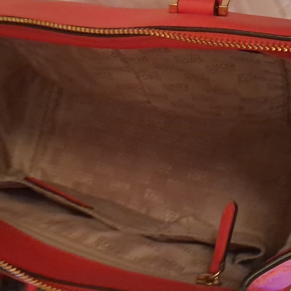 MICHEAL KORS HUDSON LG LEATHER SATCHEL - Picture 3 of 8